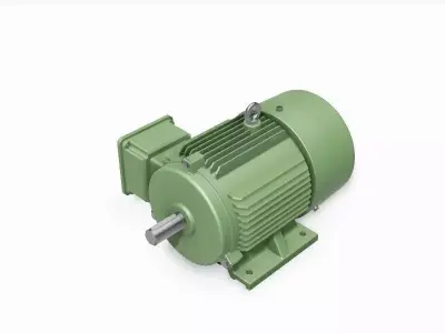 112M B3 Left IEC electric motor - 3D CAD model 3D model