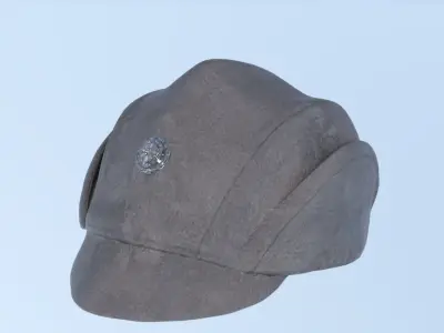 Officer Uniform cap 3D model