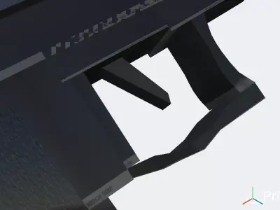 Low poly gun  Free low-poly 3D model