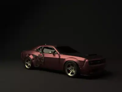 Charger sports car Free 3D model