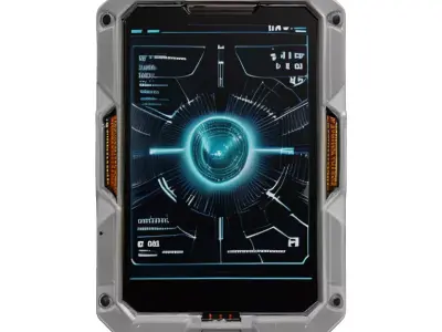 Sleek SciFi Data Pad 3D model