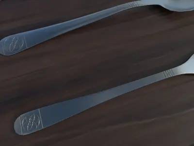 cutlery knife Free low-poly 3D model