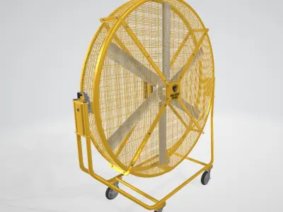 Big Ass Fans AirGo Tilting Fan 3D model