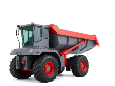 Robust Dump Truck model pack Low-poly 3D model