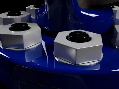 Water Square 3D model
