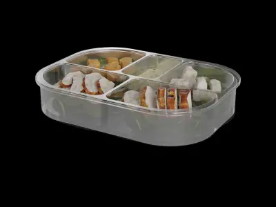 Salads Chicken Caesar Salad 3D model