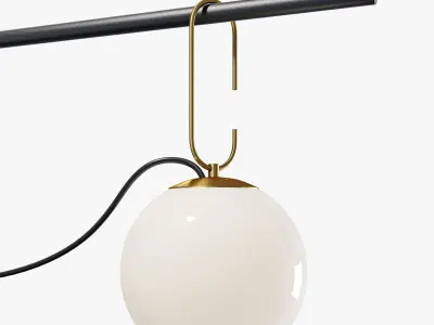 Domosvet design point black gold 3D model