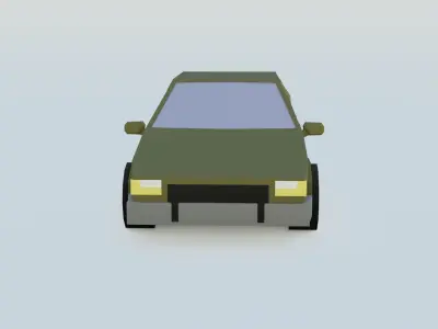 car 2 low poly Free 3D model