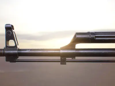 AKM - Model and Textures Low-poly 3D model