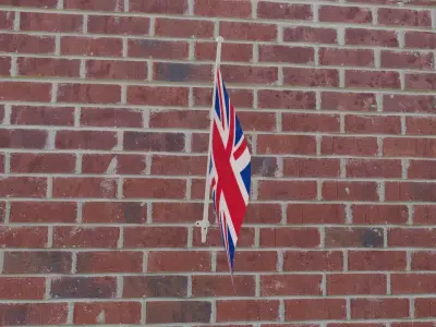 Flag of United Kingdom 3D model purchase