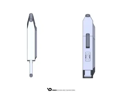 Electrical Bicycle Frame 3D model