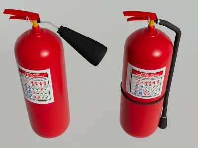 fire extinguisher 3D model 8