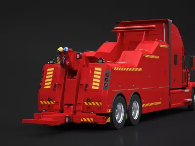 USA Recovery Truck 3D model