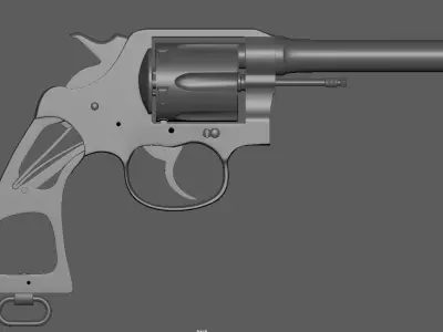 Colt 1917 Army DA 45acp 3D model