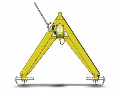 A-frame quick coupler SA-1 Free 3D model