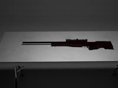L96 AWP Bolt Action Sniper 3D model