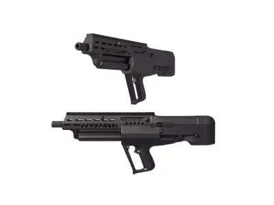 IWI Tavor TS12 rifle 3D print model