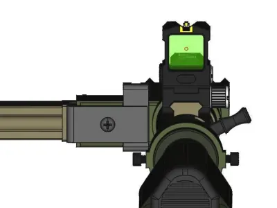 Sten gun MK II whatif CAD files 3D model