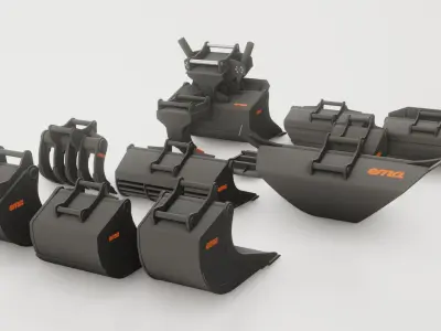 Ema Bucket Pack 3D model