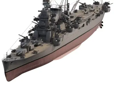 IMPERIAL JAPANESE NAVY 1940s TONE CLASS 3D model