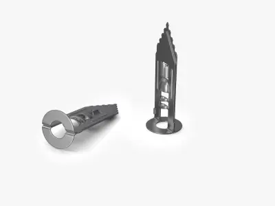 steel dowel 3D model
