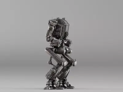 S00014 Light Tactical Combat Mech 3D model