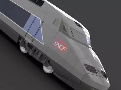 TGV Locomotive 3D model