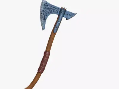 Leviathan Axe Low-poly 3D model purchase