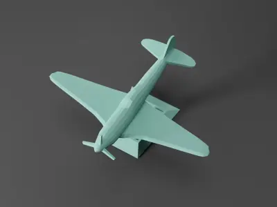 Yak-3 plane 3D print model