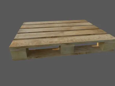 Pallet wooden Free low-poly 3D model purchase