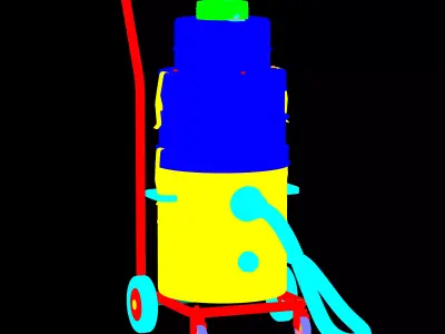 Vacuum cleaner commercial 3D model
