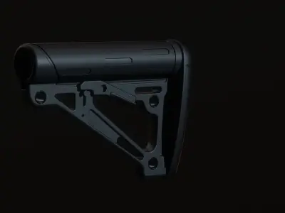 Hogue Stock Low-poly 3D model
