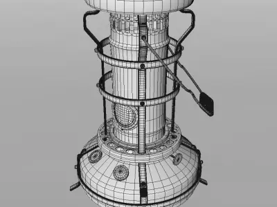 oil heater Free 3D model