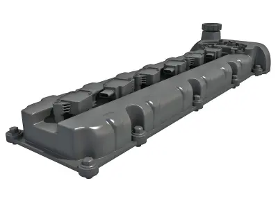 Engine Valve Cover 3D model by 3D-Horse