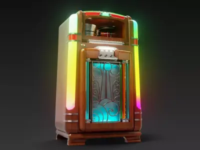 Jukebox 3D model