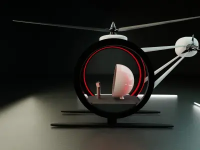Sci Fi Plane  Free 3D model
