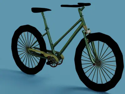 Bicycle Free low-poly 3D model purchase