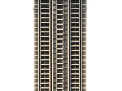 Residential Building 3D model order