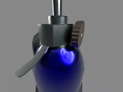  Blowtorch Tool Low-poly 3D model