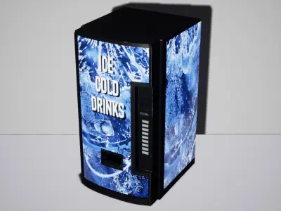 Vending Machine 3D model shop
