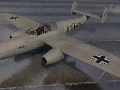 Heinkel He-280A 3D model