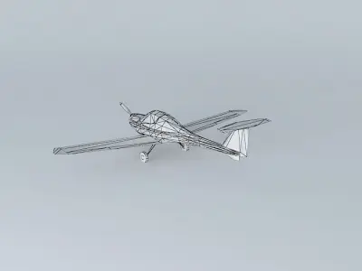 plane copy for antics 3D model