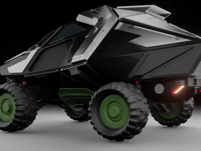Truck SUV concept model 3D model