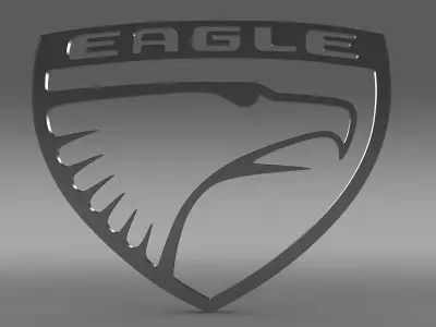 Eagle Logo 3D model
