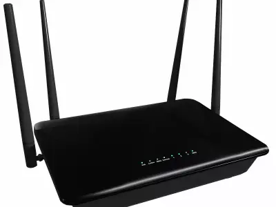 Modem Low Poly Low-poly 3D model