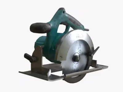 Circular Saw Low-poly 3D model