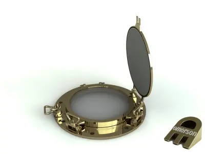 PORTHOLE brass 3D model