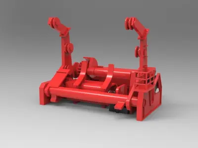 Fender with davit typ A 3D print model