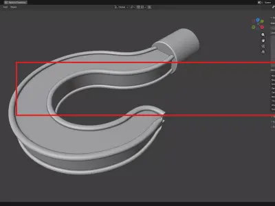 Crane Hook 3D print model