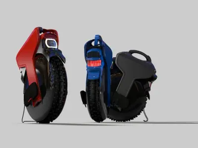 Electric Unicycle 3D model purchase